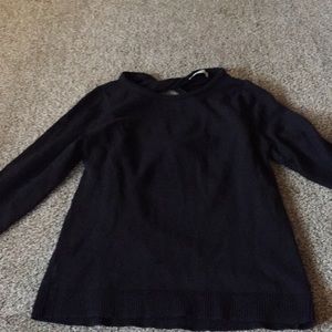 Loft twist back large keyhole sweater NWOT xxl